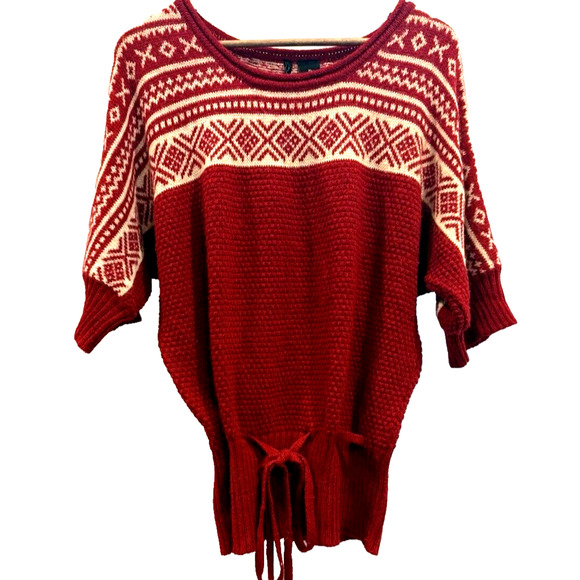 New Directions Womens Nordic Christmas Sweater Size XL Cabincore Holiday Alps - Picture 1 of 8
